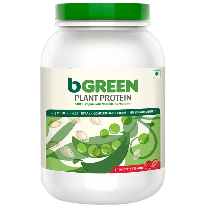 MuscleBlaze bGreen Plant Protein Strawberry