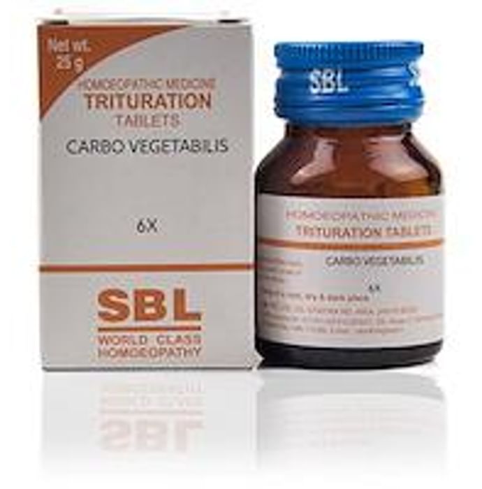SBL Carbo Vegetabilis Trituration Tablet 6X