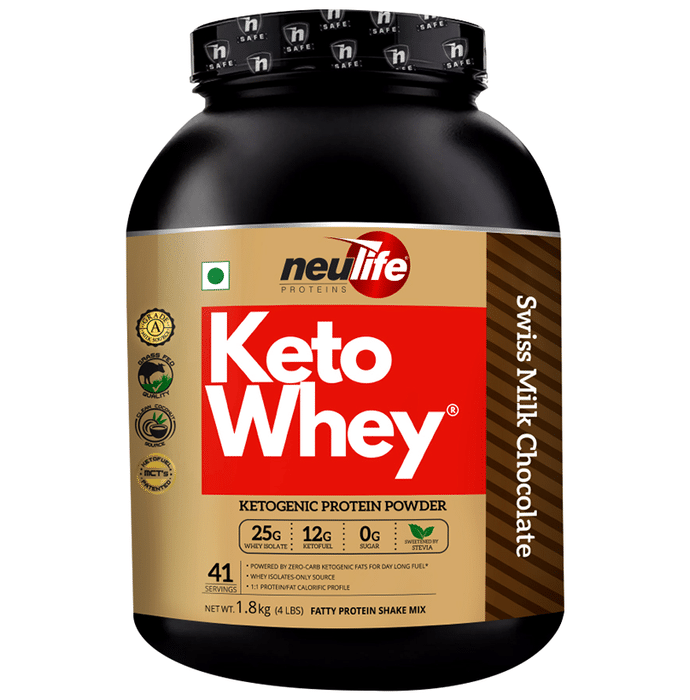 Neulife Keto Whey Ketogenic Protein Powder Swiss Milk Chocolate