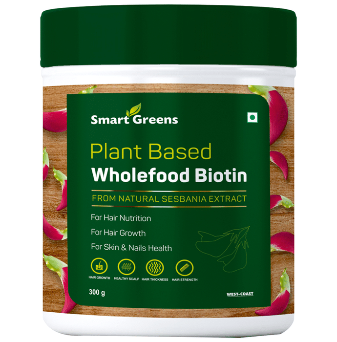 Smart Greens Plant Based Wholefood Biotin Powder