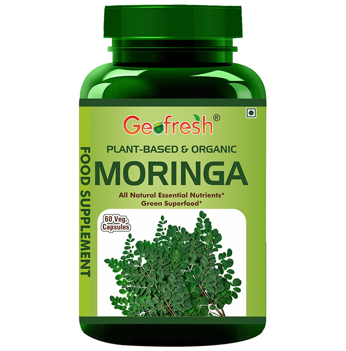 Geofresh Natural Plant Based & Organic Moringa Veg Capsule