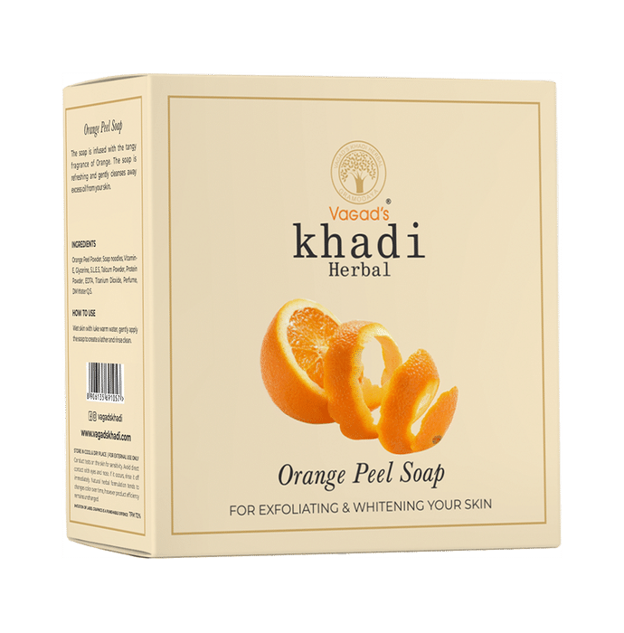 Vagad's Khadi Herbal Soap Orange Peel