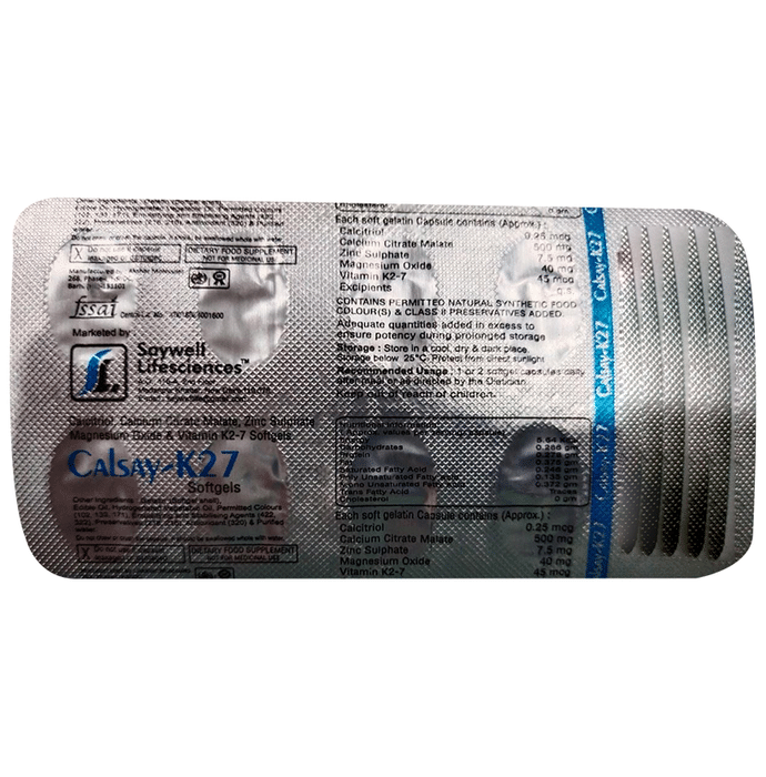 Calsay-K27 Softgels
