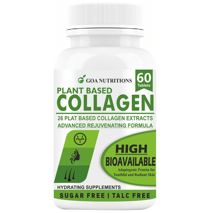 Goa Nutritions Plant Based Collagen Tablet Sugar Free
