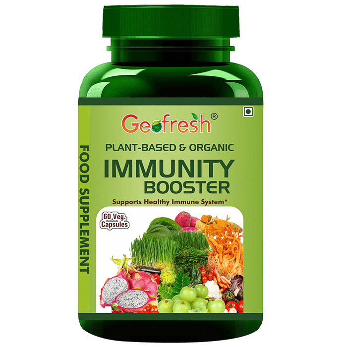Geofresh Natural Plant Based & Organic Immunity Booster Veg Capsule