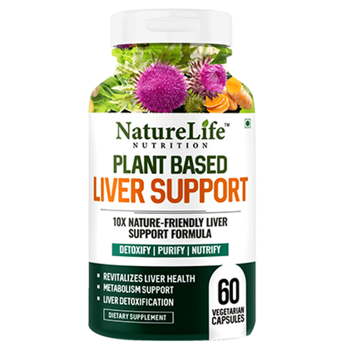 Nature Life Nutrition Plant Based Liver Support Vegetarian Capsule