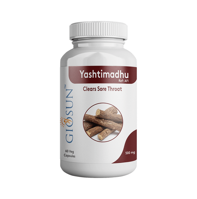 Giosun Yashtimadhu 500mg Veg Capsule