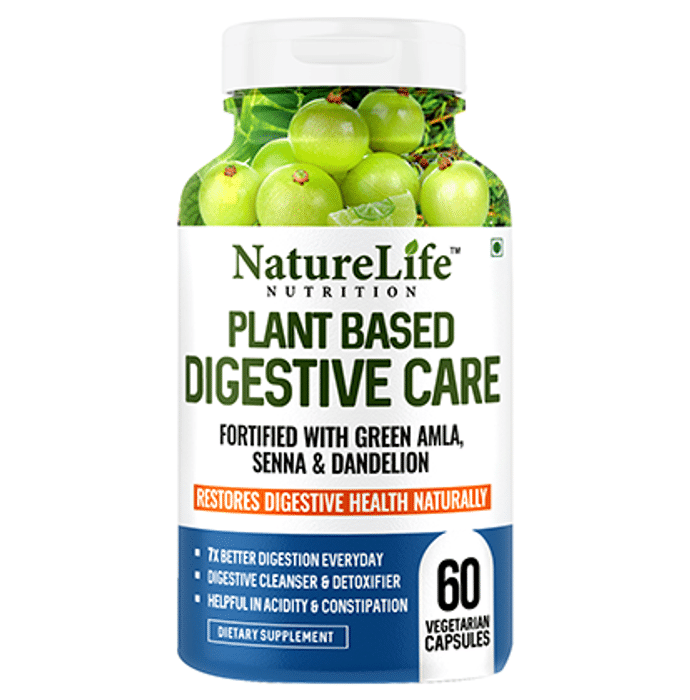 Nature Life Nutrition Plant Based Digestive Care Vegetarian Capsule