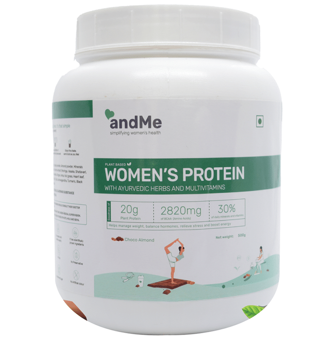 Andme Plant Based Women's Protein Powder Choco Almond
