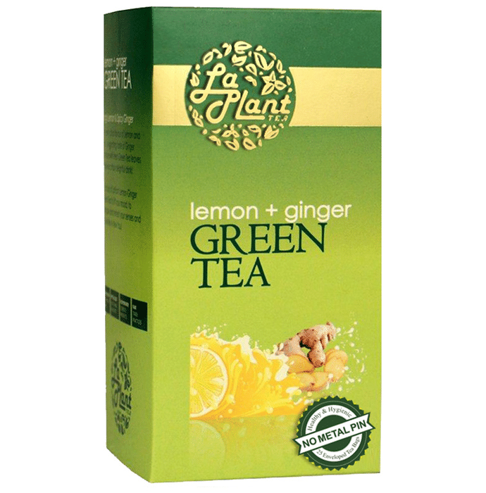 Laplant Lemon+Ginger Green Tea Bag