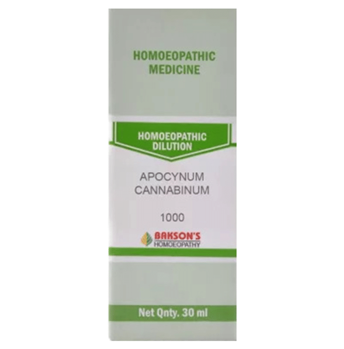 Bakson's Apocynum Cannabinum Dilution 1000 CH