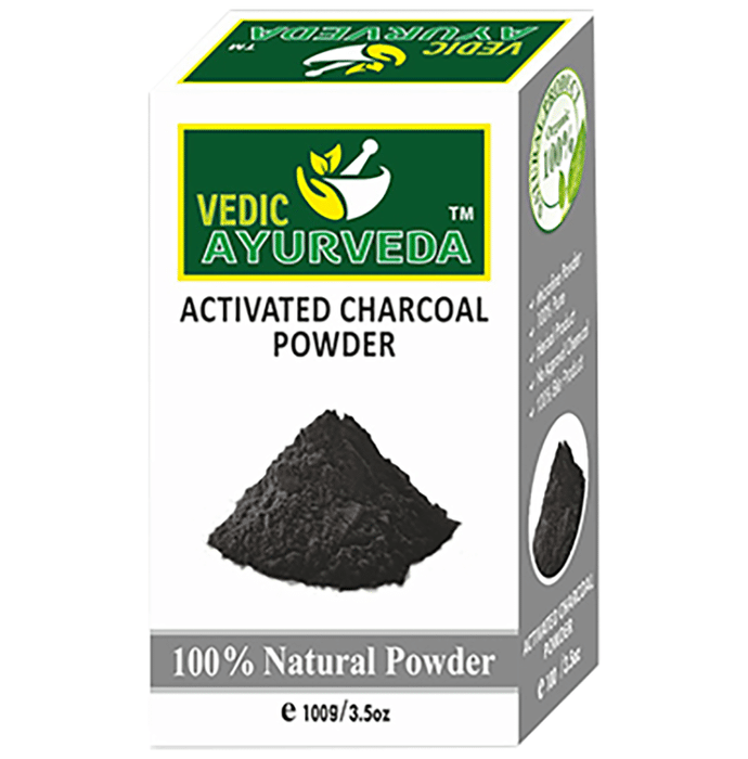 Vedic Ayurveda Activated Charcoal Powder (100gm Each)