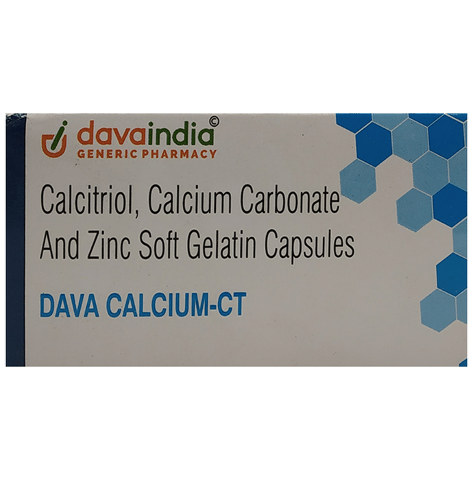 Dava Calcium-CT Soft Gelatin Capsule