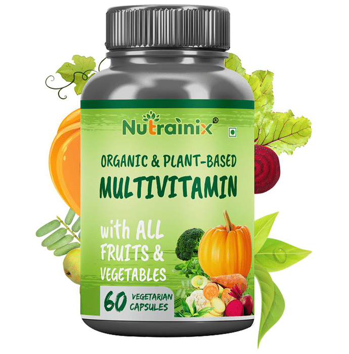 Nutrainix Organic & Plant-Based Multivitamin Vegetarian Capsule