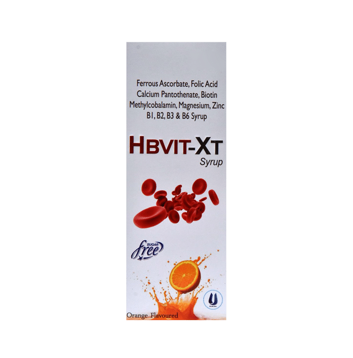 Hbvit-XT Syrup Orange Sugar Free