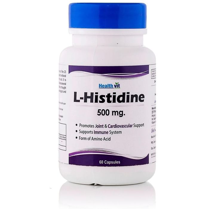 HealthVit L- Histidine 500mg Capsule