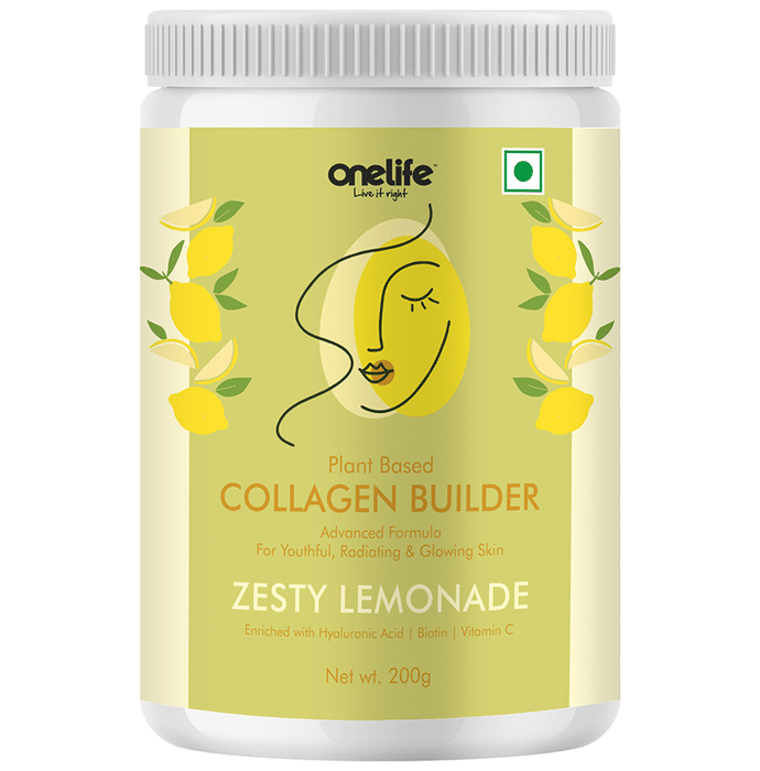 OneLife Plant Based Collagen Builder Zesty Lemonade