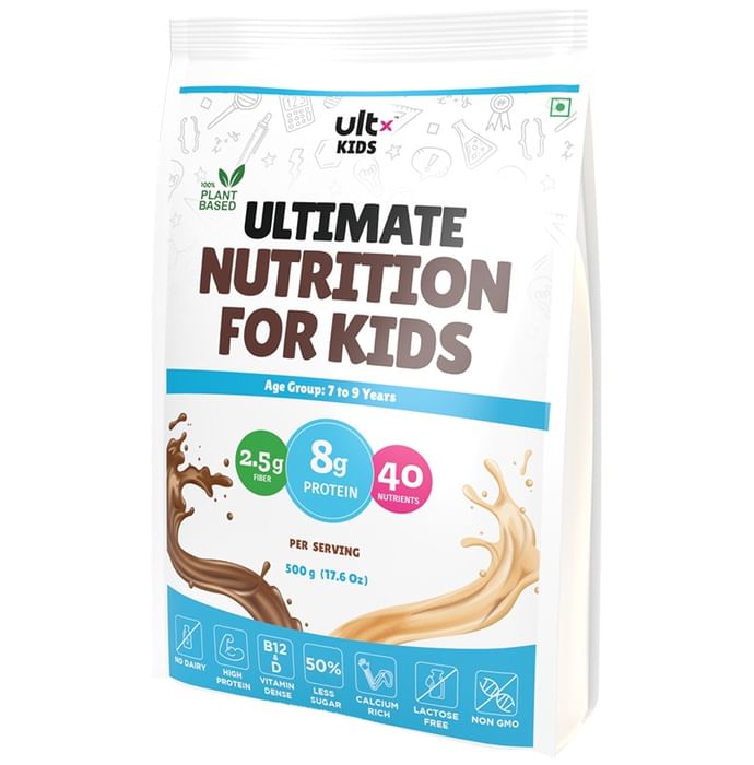 Ultx Kids 100% Plant Based Ultimate Nutrition for Kids 7 to 9 Years Chocolate