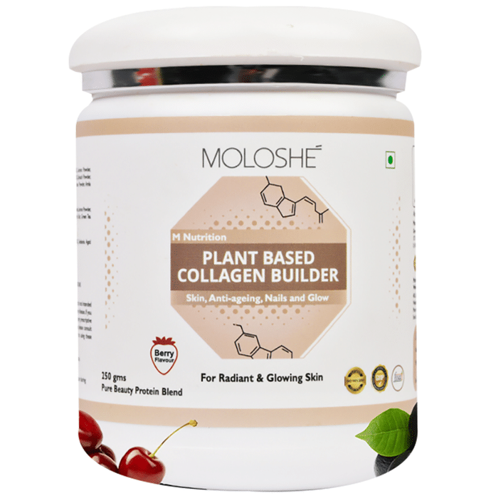 Moloshe Plant Based Collagen Builder Powder Berry