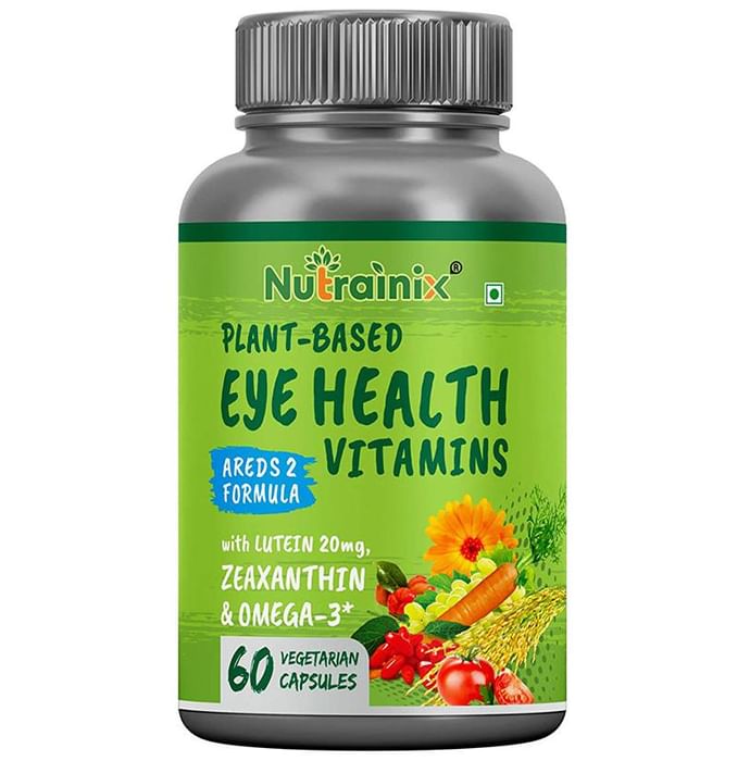 Nutrainix Plant-Based Eye Health Vitamins Vegetarian Capsule