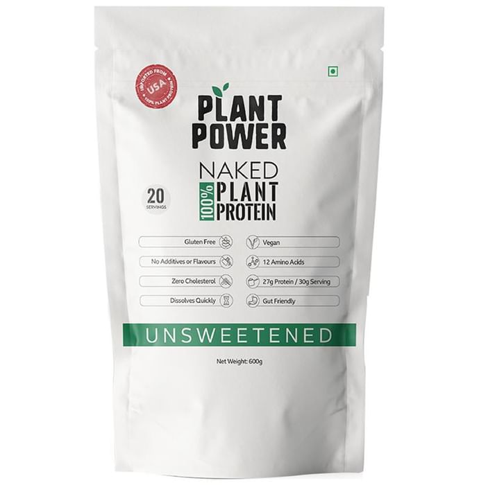 Plant Power 100% Naked Plant Protein Unsweetened