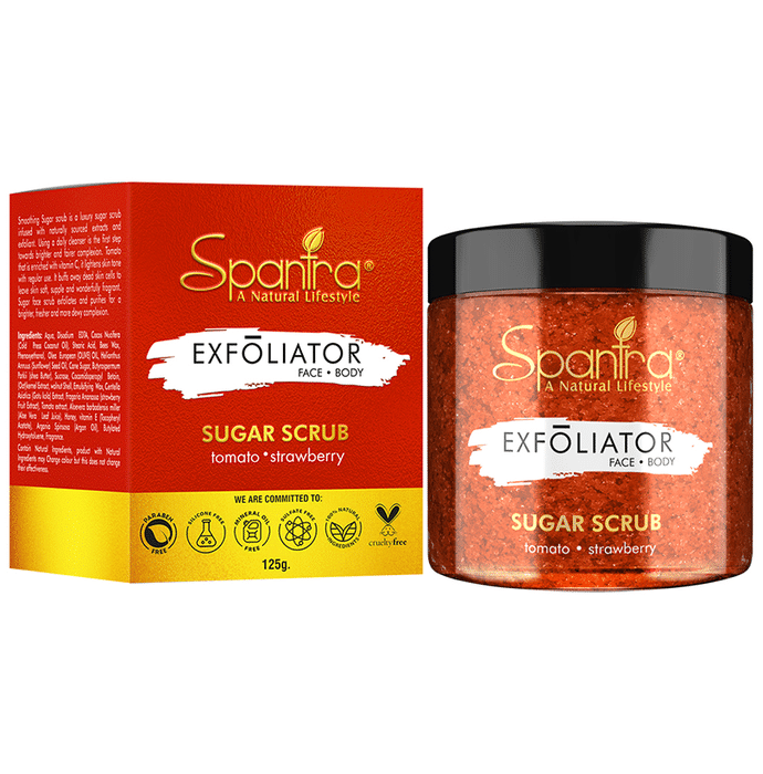 Spantra Exfoliator Sugar Scrub Tomato