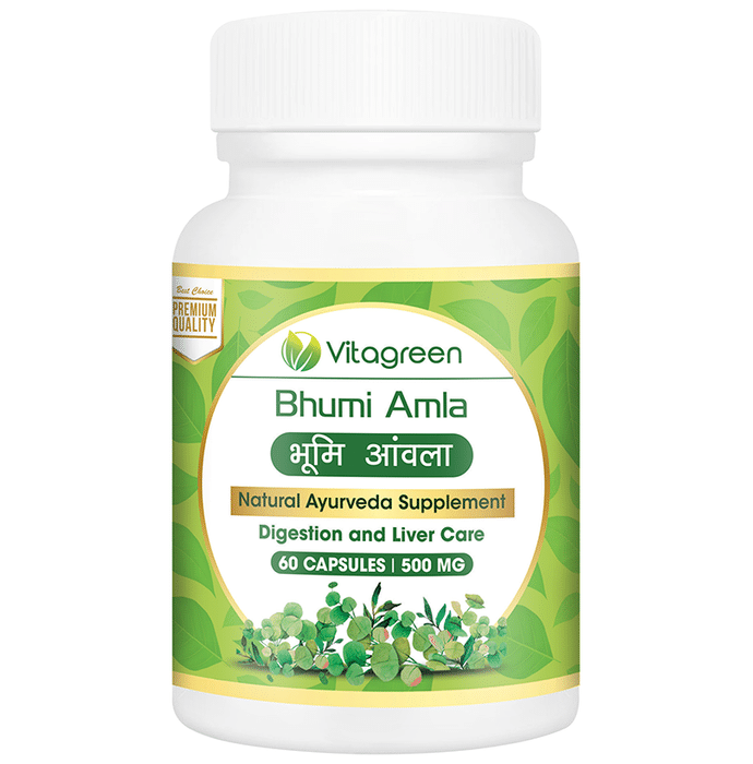 Vitagreen Bhumi Amla 500mg Capsule