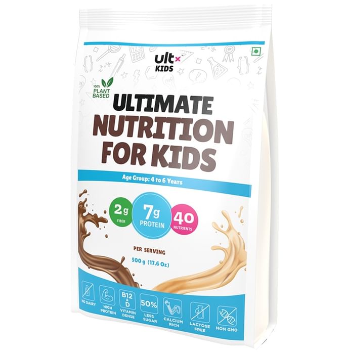 Ultx Kids 100% Plant Based Ultimate Nutrition for Kids 4 to 6 Years Chocolate