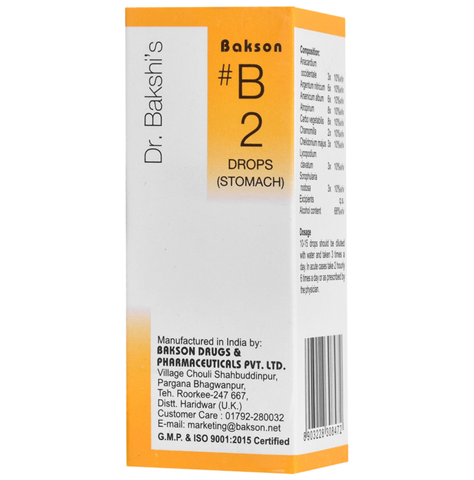Bakson B2 Stomach Drop