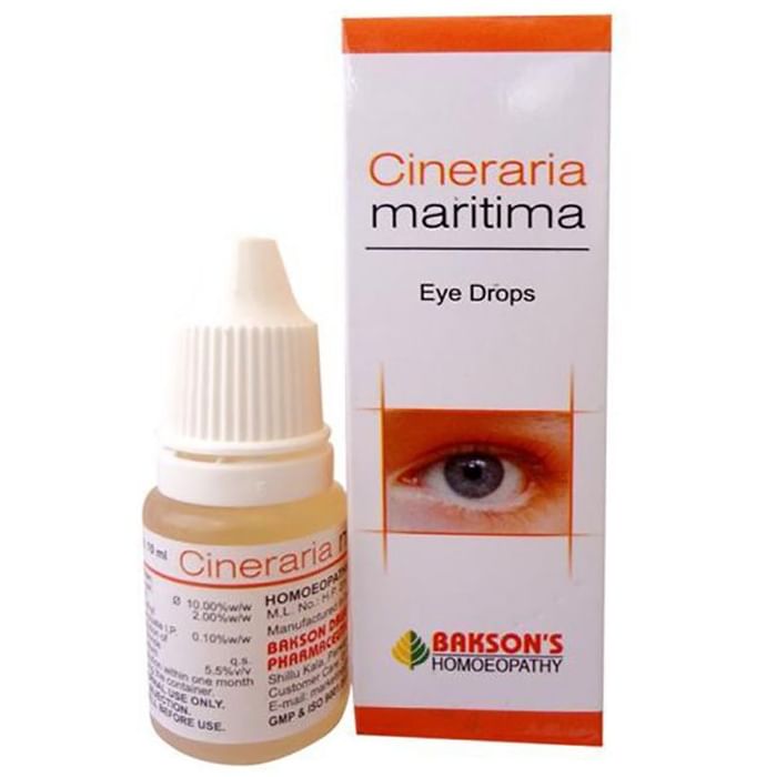 Bakson's Cineraria Maritima Eye Drop