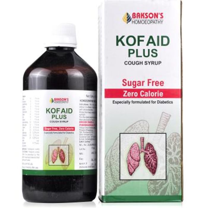 Bakson's Kof Aid Plus Cough Syrup Sugar Free
