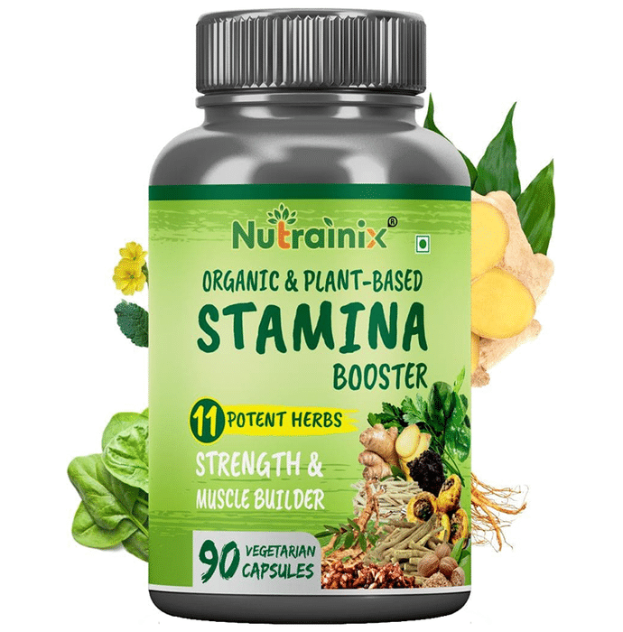 Nutrainix Organic & Plant-Based Stamina Booster Vegetarian Capsule