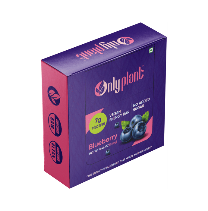 Onlyplant Vegan Energy Bar (40gm Each) Blueberry