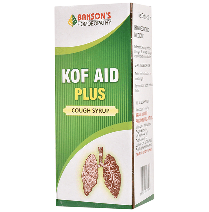 Bakson's Kof Aid Plus Cough Syrup