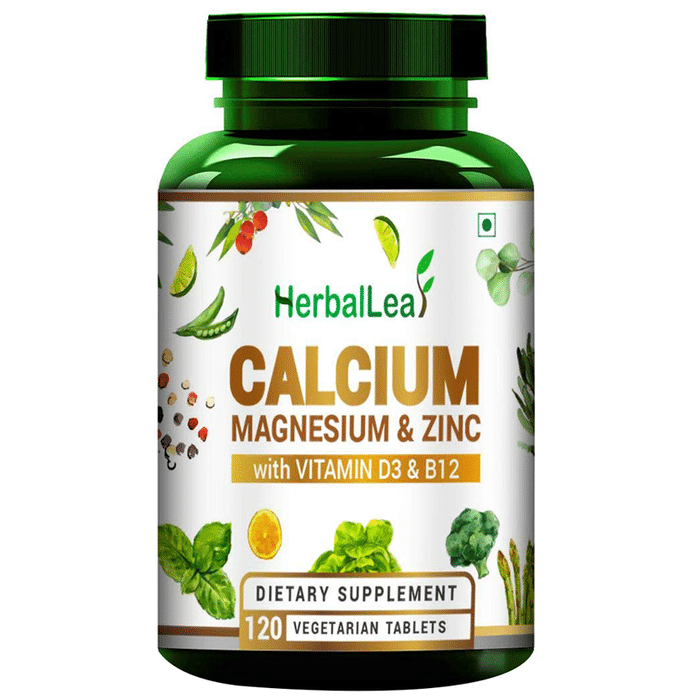 HerbalLeaf Calcium Magnesium and Zinc Tablet