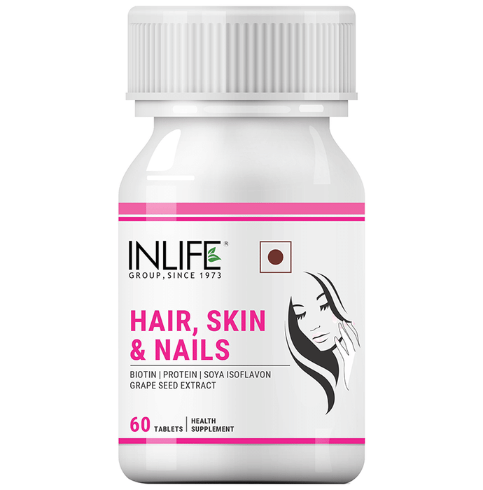 Inlife Hair, Skin and Nails Biotin Tablet
