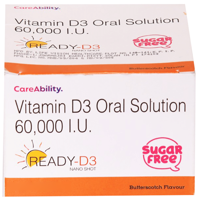 Ready-D3 Nano Shot Butterscotch Sugar Free