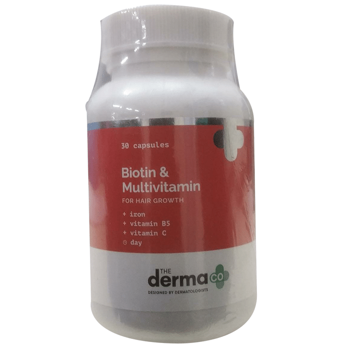 The Derma Co Biotin & Hair Vitamins Capsule