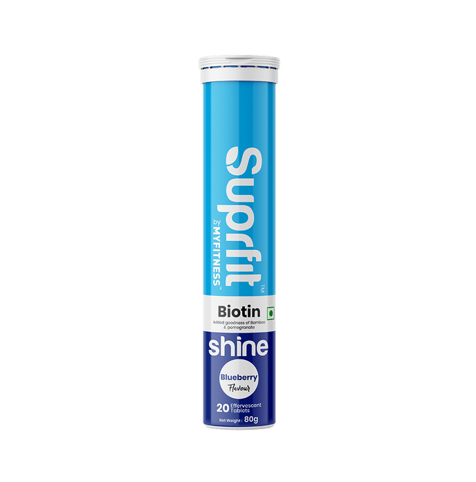 Superfit Biotin Effervescent Tablet Blueberry