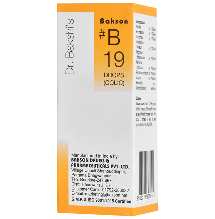 Bakson B19 Colic Drop