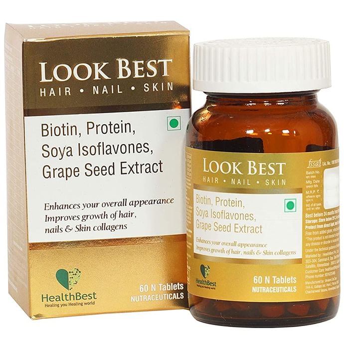 HealthBest Look Best Hair Nail Skin Tablet
