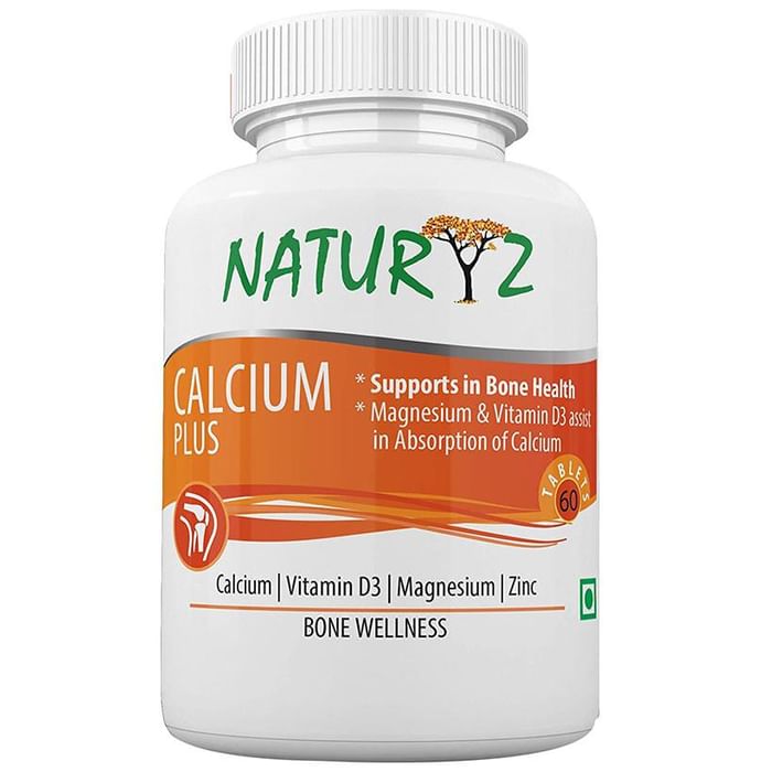 Naturyz Calcium Plus with Vitamin D3, Zinc and Magnesium Bone Health Tablet