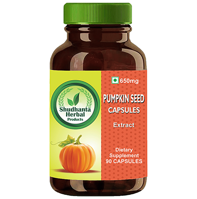 Shudhanta Herbal Pumpkin Seed 650mg Capsule