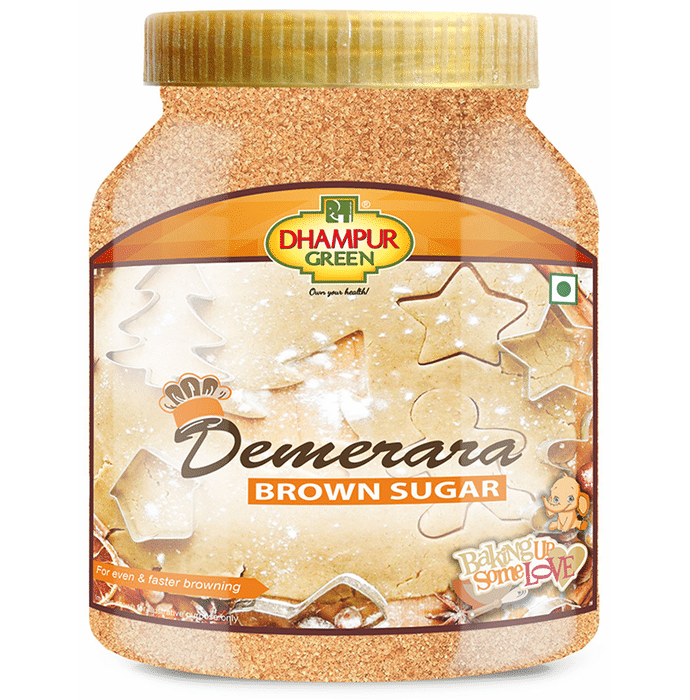 Dhampur Green Demerara Sugar (Brown) Powder