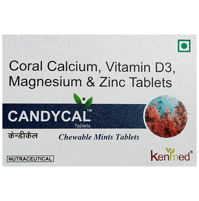 Candycal Chewable Tablet Mint