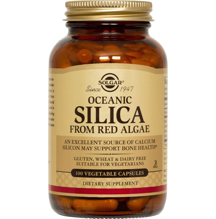 Solgar Oceanic Silica from Red Algae Vegetable Capsule