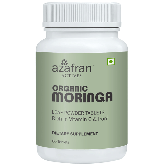 Azafran Actives Organic Moringa Leaf Powder Tablet