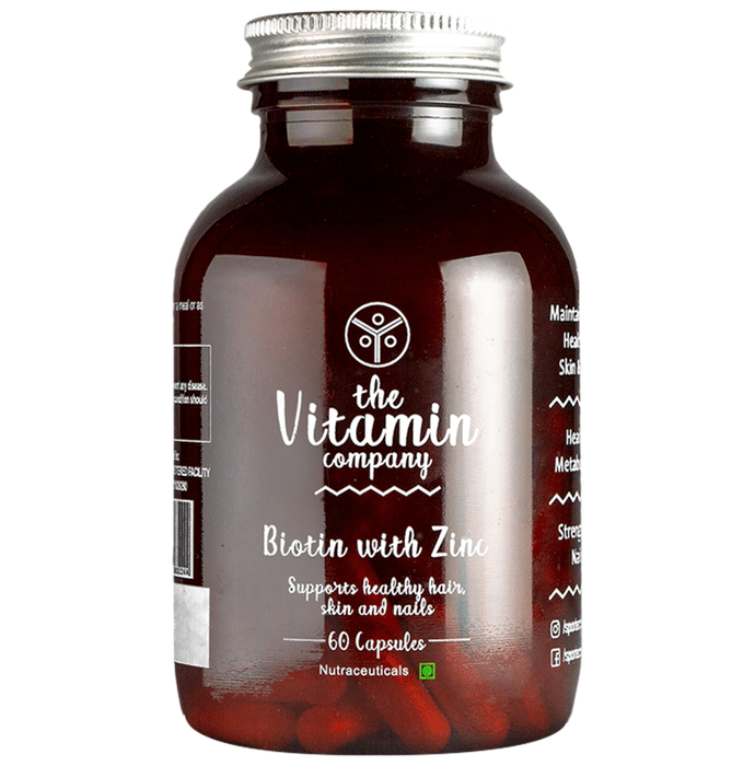 The Vitamin Company Biotin with Zinc Capsule
