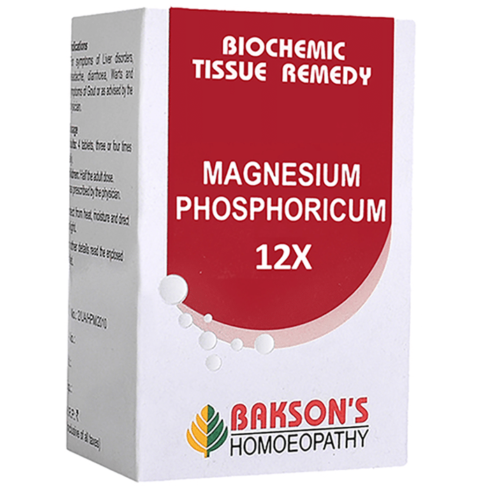 Bakson's Magnesium Phosphoricum Biochemic Tablet 12X