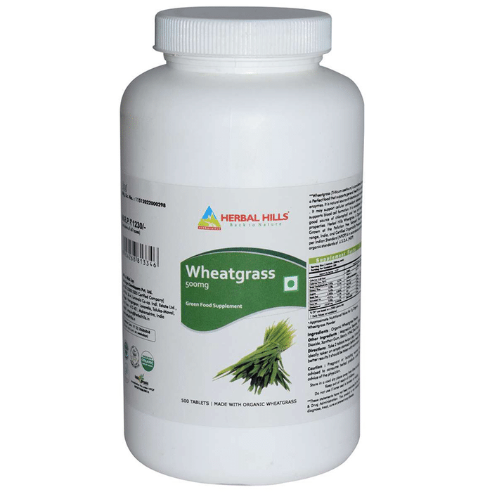 Herbal Hills Wheatgrass Tablet